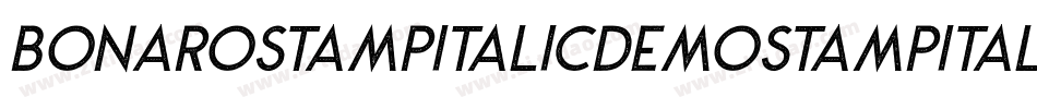 BonaroStampItalicDemoStampItalic-Wyp6G字体转换