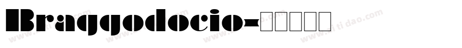 Braggodocio字体转换