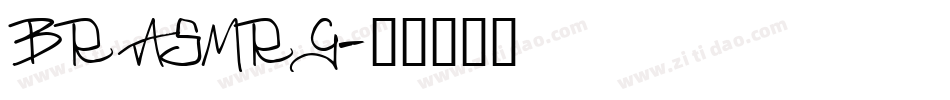 BRASMRG字体转换