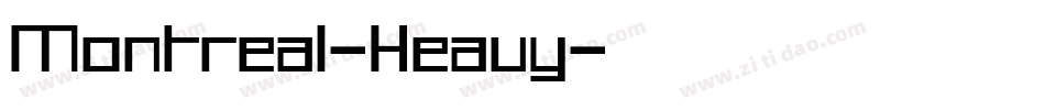 Montreal-Heavy字体转换