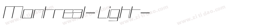 Montreal-Light字体转换