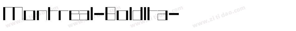 Montreal-BoldIta字体转换