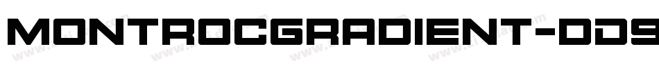MontrocGradient-dD9x字体转换