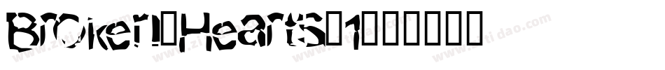 Broken-Hearts-1字体转换