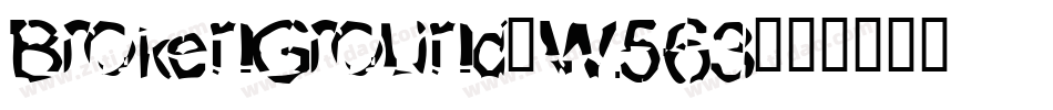 BrokenGround-w563字体转换