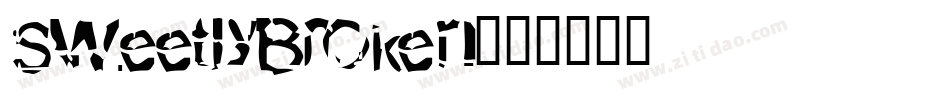 SweetlyBroken字体转换