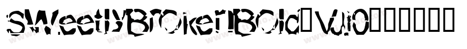 SweetlyBrokenBold-VJj0字体转换