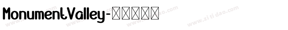 MonumentValley字体转换
