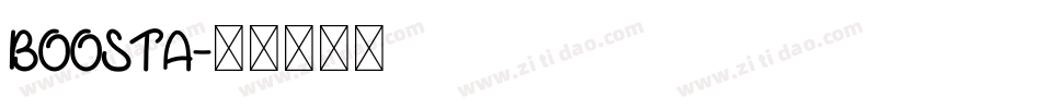 BOOSTA字体转换