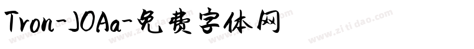 Tron-JOAa字体转换