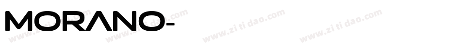 morano字体转换
