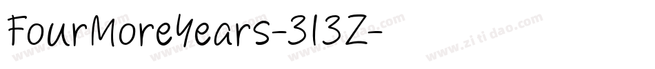 FourMoreYears-3l3Z字体转换