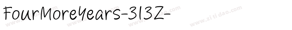 FourMoreYears-3l3Z字体转换