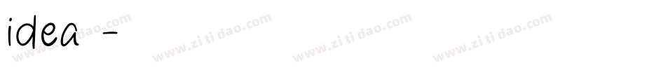idea字体字体转换