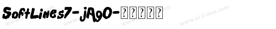 SoftLines7-jAgO字体转换