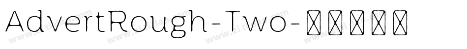 AdvertRough-Two字体转换