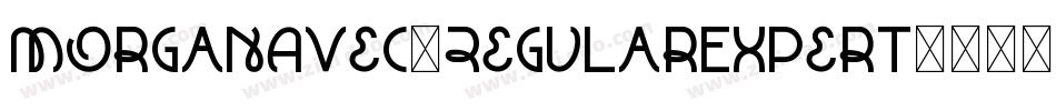 MorganAvec-RegularExpert字体转换