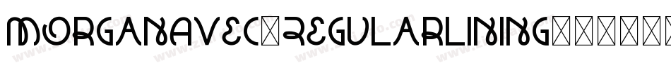MorganAvec-RegularLining字体转换