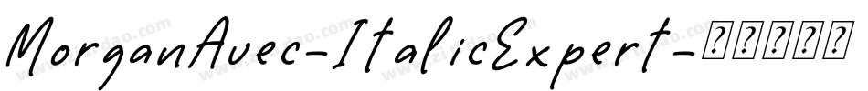 MorganAvec-ItalicExpert字体转换