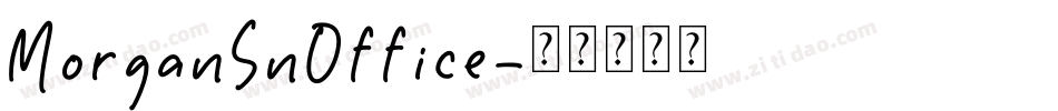 MorganSnOffice字体转换