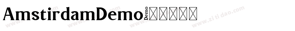 AmstirdamDemo字体转换