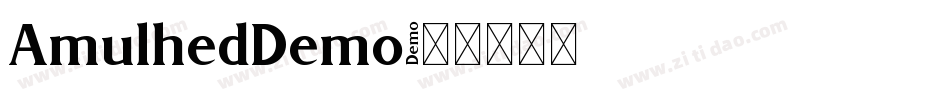 AmulhedDemo字体转换