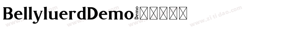 BellyluerdDemo字体转换