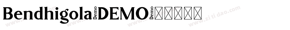 Bendhigola-DEMO字体转换