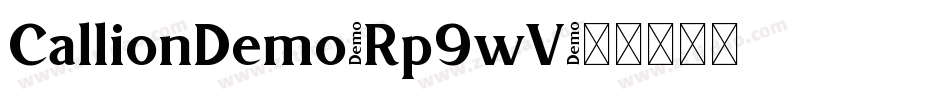 CallionDemo-Rp9wV字体转换