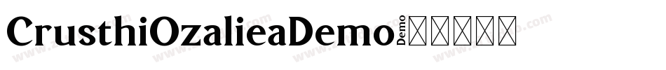 CrusthiOzalieaDemo字体转换