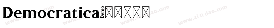 Democratica字体转换