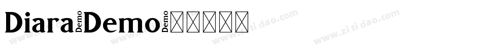 Diara-Demo字体转换