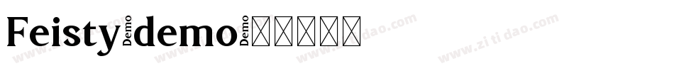 Feisty-demo字体转换