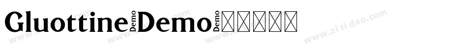 Gluottine-Demo字体转换