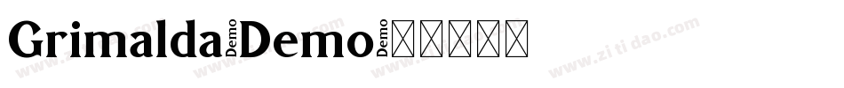 Grimalda-Demo字体转换