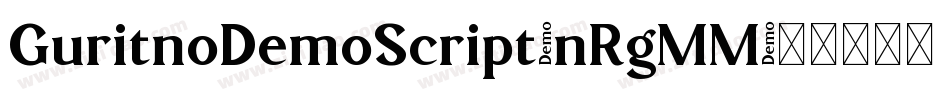 GuritnoDemoScript-nRgMM字体转换