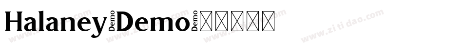 Halaney-Demo字体转换