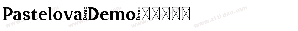 Pastelova-Demo字体转换