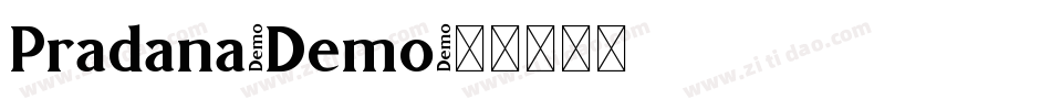 Pradana-Demo字体转换
