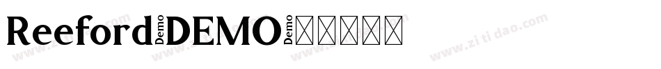 Reeford-DEMO字体转换