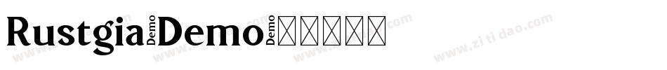 Rustgia-Demo字体转换