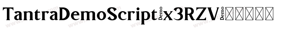 TantraDemoScript-x3RZV字体转换