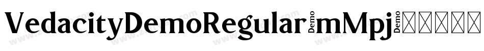 VedacityDemoRegular-mMpj字体转换 VedacityDemoRegular-mMpj字体转换