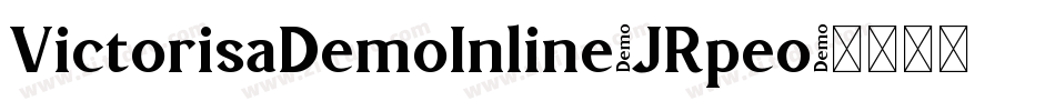 VictorisaDemoInline-JRpeo字体转换