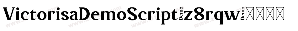 VictorisaDemoScript-z8rqw字体转换 VictorisaDemoScript-z8rqw字体转换
