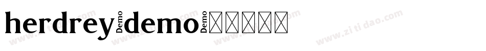 herdrey-demo字体转换