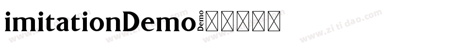 imitationDemo字体转换