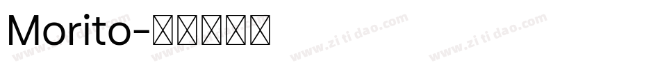 Morito字体转换