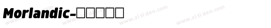 Morlandic字体转换