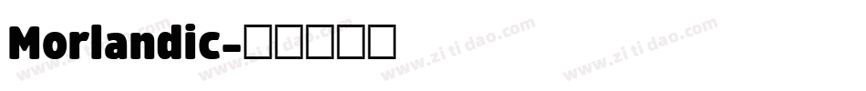 Morlandic字体转换